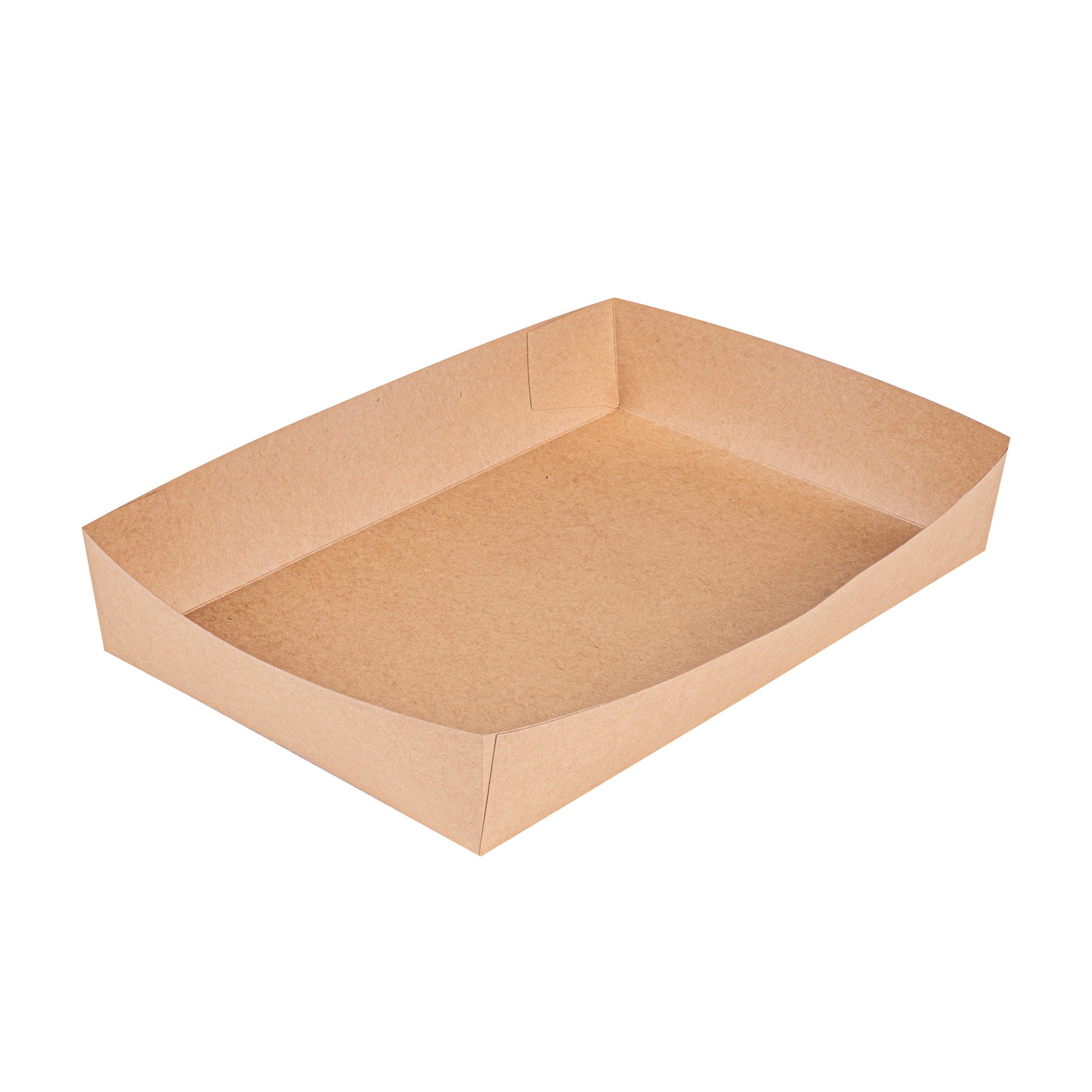 Cater Tek Kraft Paper Insert - Fits Rectangle Catering Box - 13 1/2" x 9 1/4" x 2 1/2" - 100 count box