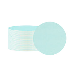 Bar Lux Round Turquoise Paper Coaster - 3 1/2