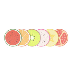 Bar Lux Round Fruit Paper Coaster - 6 Assorted Designs - 4