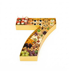 Chef 101 Gold Paper Charcuterie Fillable Number 7 Tray - 12