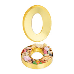 Chef 101 Gold Paper Charcuterie Fillable Number 0 Tray - 12