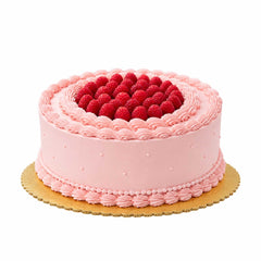 Pastry Tek Round Gold Cake Board - Scalloped Edge - 15 3/4