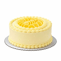 Pastry Tek Round Silver Cake Board - Scalloped Edge - 15 3/4
