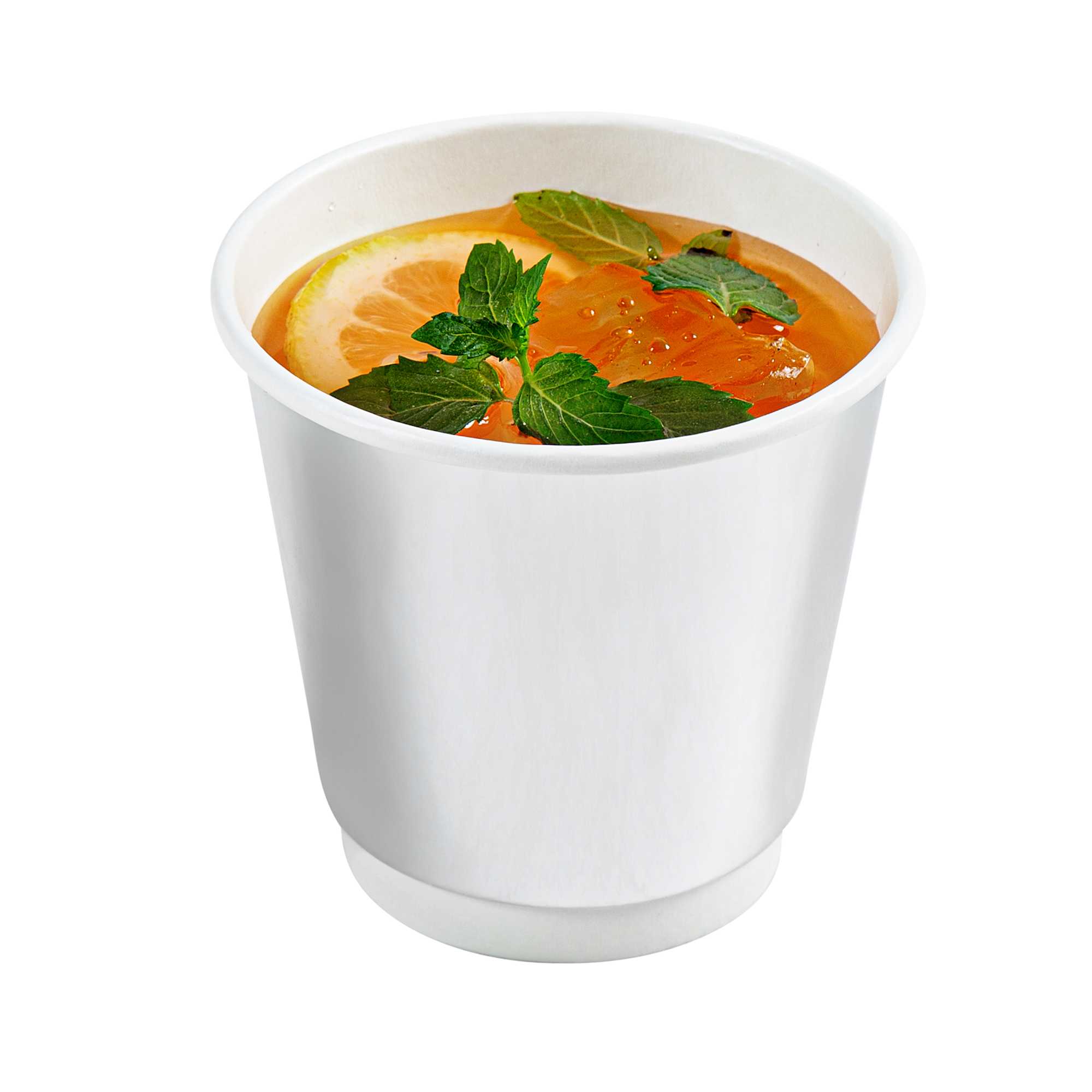 Restpresso 9 oz Metallic Silver Paper Hot / Cold Cup - 500 count box