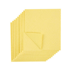 Clean Tek Professional Yellow Reusable Swedish Dishcloth - Biodegradable - 6 3/4