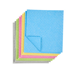 Clean Tek Professional Assorted Reusable Swedish Dishcloth - 6 3/4