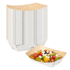 Bio Tek 1 1/2 lb Newsprint Paper #300 Food Tray / Boat - 7 1/2