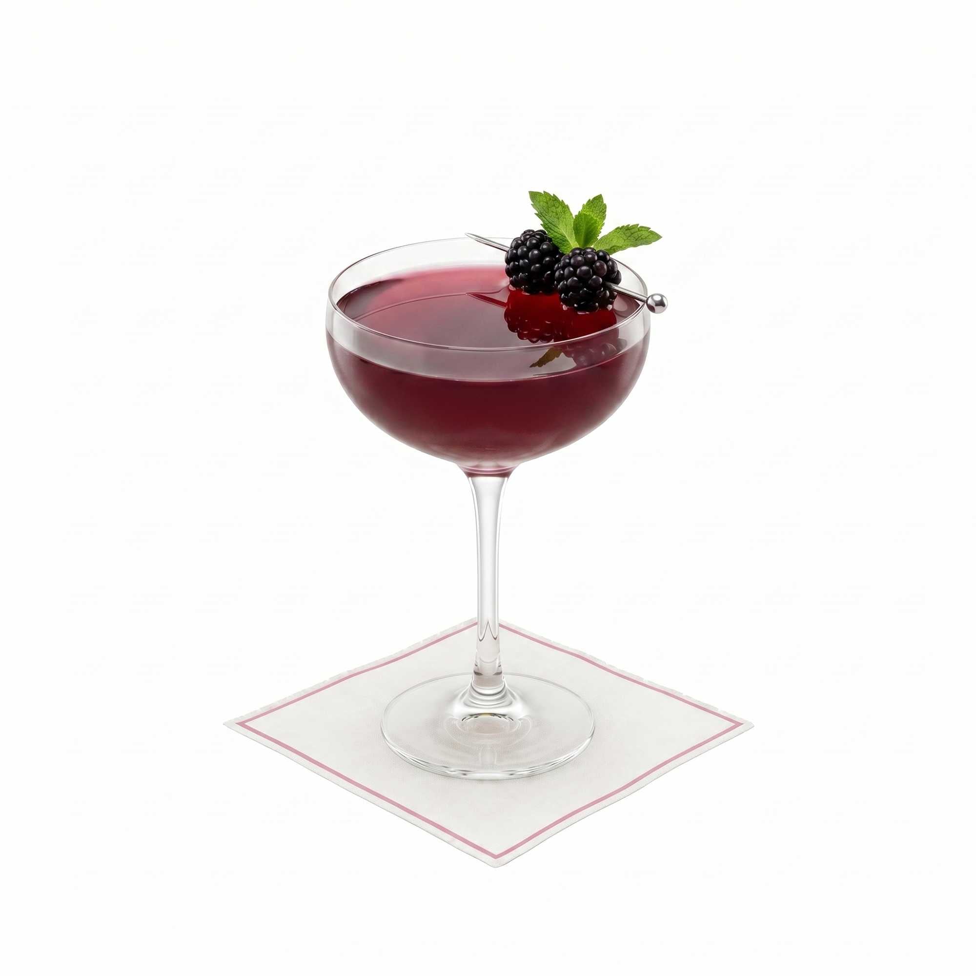 Bar Lux Square Pink Paper Coaster - Linen-Like, PE Lined Backing - 3 1/2" x 3 1/2" - 250 count box