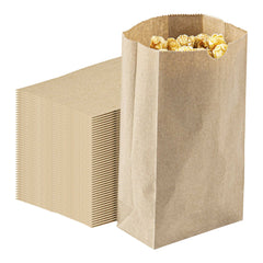SustainaLite 2 lb Kraft Paper Bag - 4 1/4