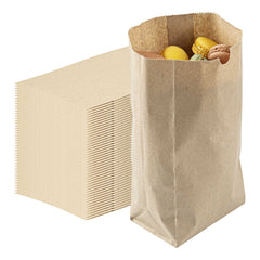 SustainaLite 4 lb Kraft Paper Bag - 5