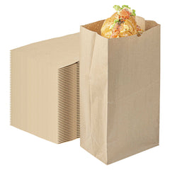 SustainaLite 25 lb Kraft Paper Bag - 8 1/4