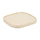 Sustain Square Bamboo Paper Lid - Fits 25, 34, 40 And 47 oz Take Out Containers, Compostable - 6 3/4" x 6 3/4" - 100 count box
