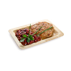 Bambuddha Rectangle Natural Bamboo Plate - 8