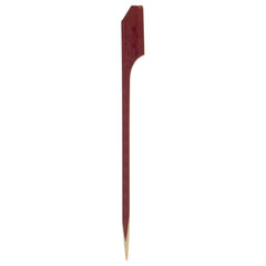 Pixy Red Bamboo Paddle Pick - 4