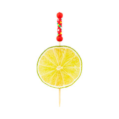 Pixy Red Bamboo Braided Pick - 4