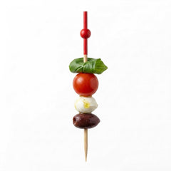 Pixy Red Bamboo Mini Ball Pick - 4 1/2