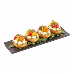 Bambuddha Rectangle Black Bamboo Serving Plate - 7