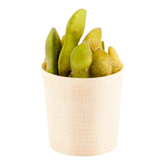 Taipei 1 oz Round Natural Shaved Pinewood Mini Cup - 1 1/2