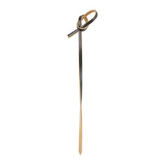 Pixy Black Bamboo Twisted Knot Pick - 4