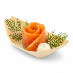 Taipei Natural Pinewood Small Food Tray / Boat - 5
