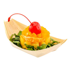 Taipei Natural Pinewood Small Food Tray / Boat - 5