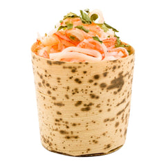 Bambuddha 2 oz Round Natural Bamboo Mini Cup - 1 1/2