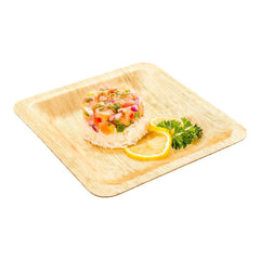 Bambuddha Square Natural Bamboo Leaf Large Plate - 8