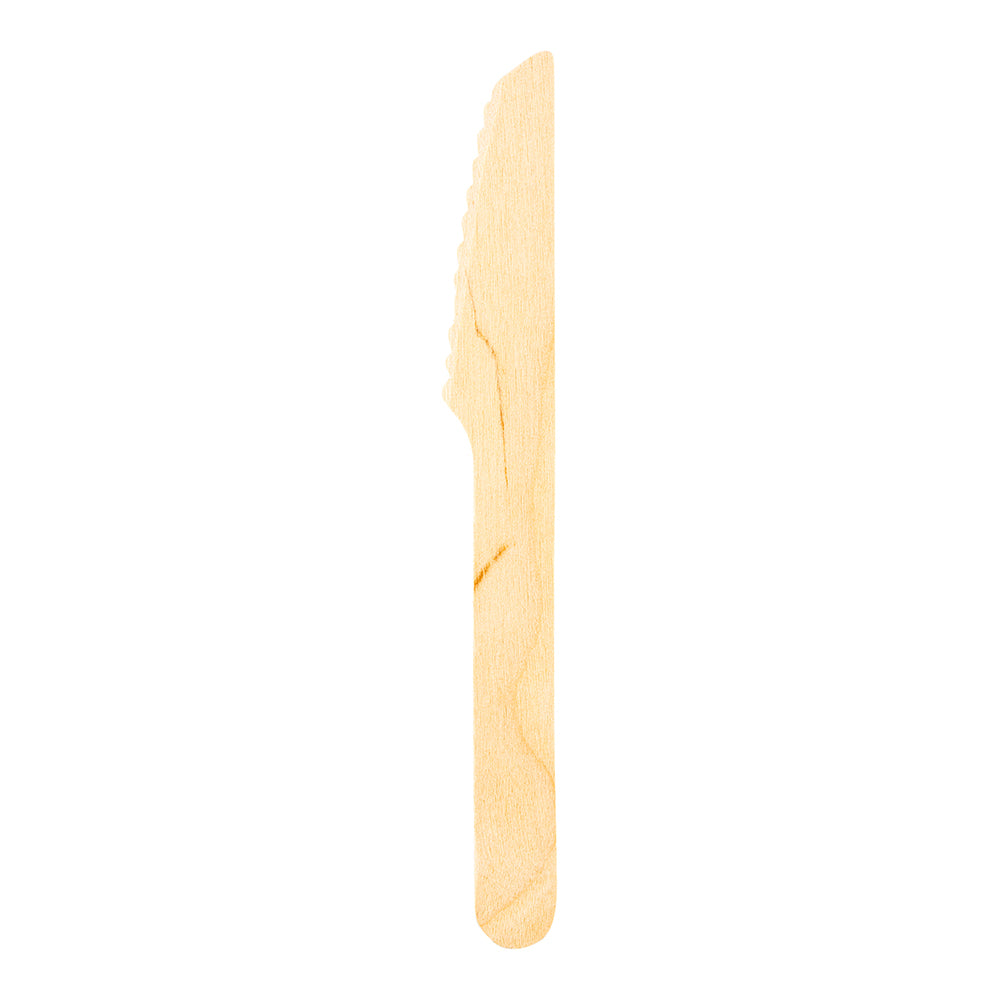 Taipei Natural Wood Knife - 5 1/2" x 3/4" - 500 count box