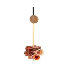 Pixy Munchkin Brown Bamboo Dojo Pick - 2 1/2