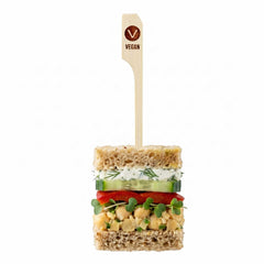 RW Smart Natural Bamboo Paddle Pick / Food Marker - Vegan - 4
