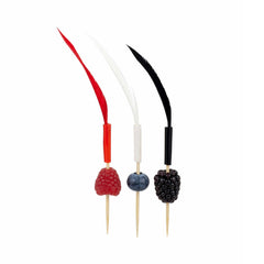 Pixy Assorted Bamboo Quill Feather Pick - 4