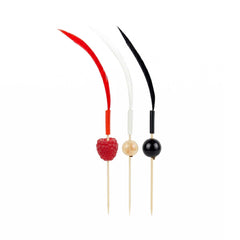 Pixy Assorted Bamboo Quill Feather Skewer - 6