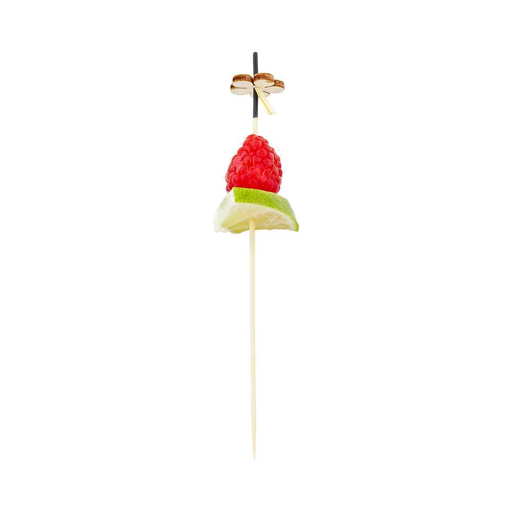 Pixy Bamboo Flower Top Skewer - 6" x 3/4" x 3/4" - 500 count box