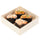 Taipei 17 oz Square Poplar Straight Container - 4 3/4" x 5" x 1 1/2" - 100 count box