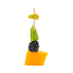 Pixy Yellow Bamboo Swiss Cheese Pick - 4
