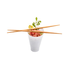 Bambuddha Carbonized Bamboo Contour Chopsticks - Disposable - 9 1/2