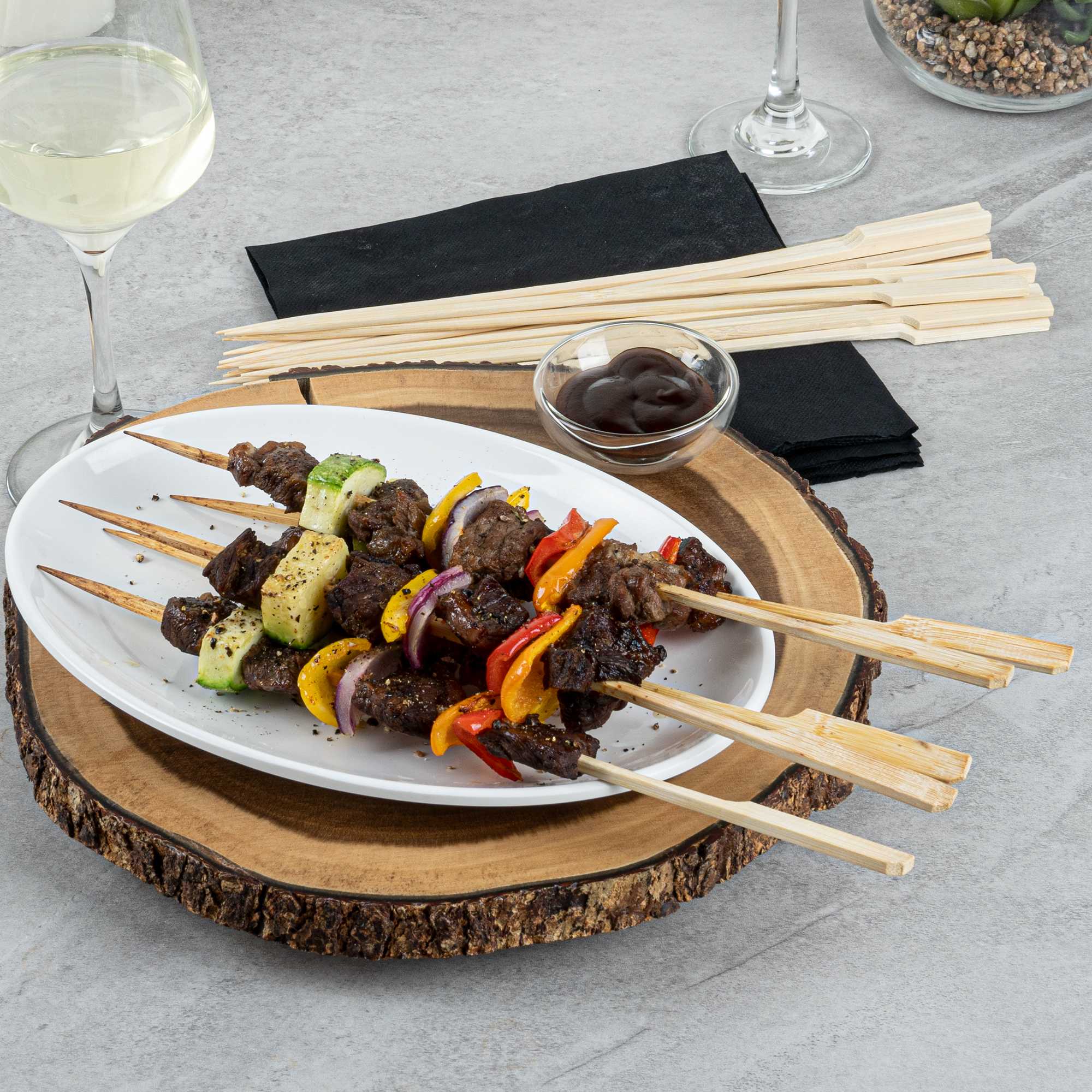Pixy Natural Shaved Bamboo Paddle Skewer - 11 1/2" - 1000 count box
