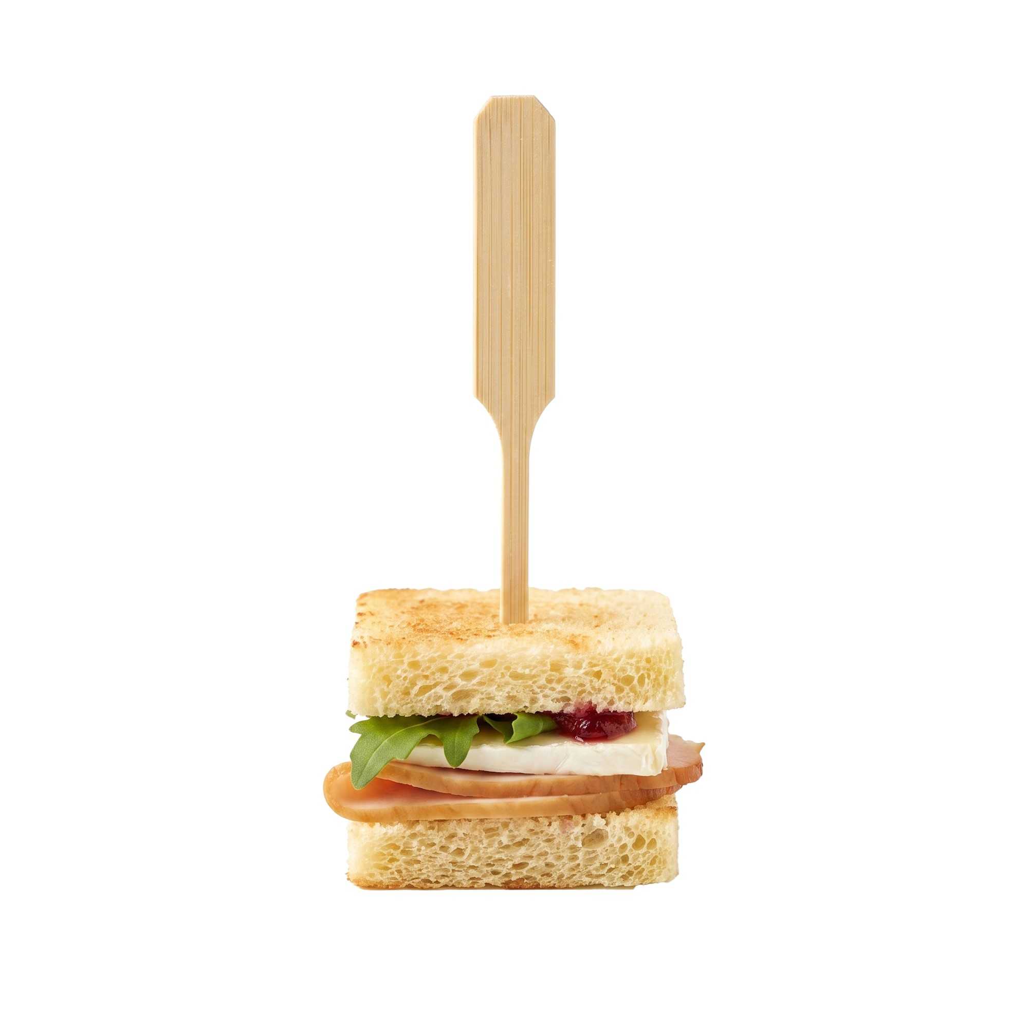 Pixy Natural Bamboo Oar Pick - 3 1/2" x 1 1/2" - 1000 count box