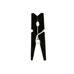 Bambuddha Black Bamboo Mini Clothespin - 1 1/4