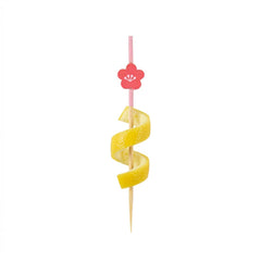 Pixy Pink Bamboo Flower Pick - 3 1/2