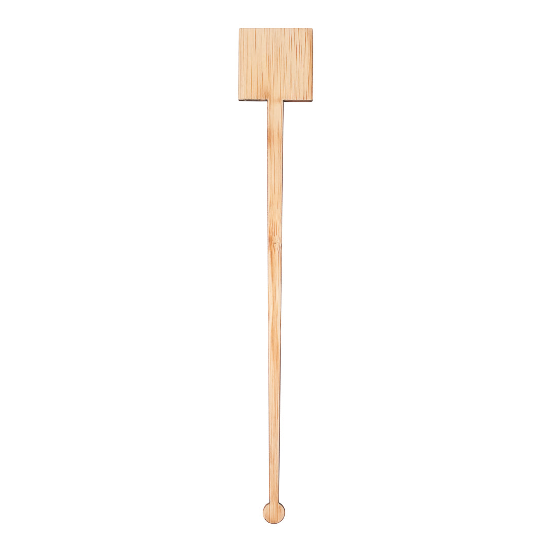 Restpresso Natural Bamboo Coffee Stirrer - Square Top - 7" - 1000 count box