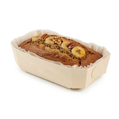 Taipei Poplar Baking / Serving Container - with Paper Liner - 7 1/4