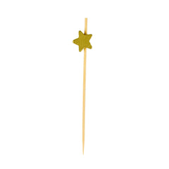Pixy Gold Bamboo Star Pick - 3 1/2