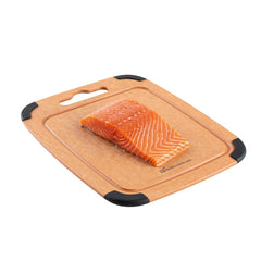 Nature Tek Wood Cutting Board - with Juice Groove, Handle - 11 3/4