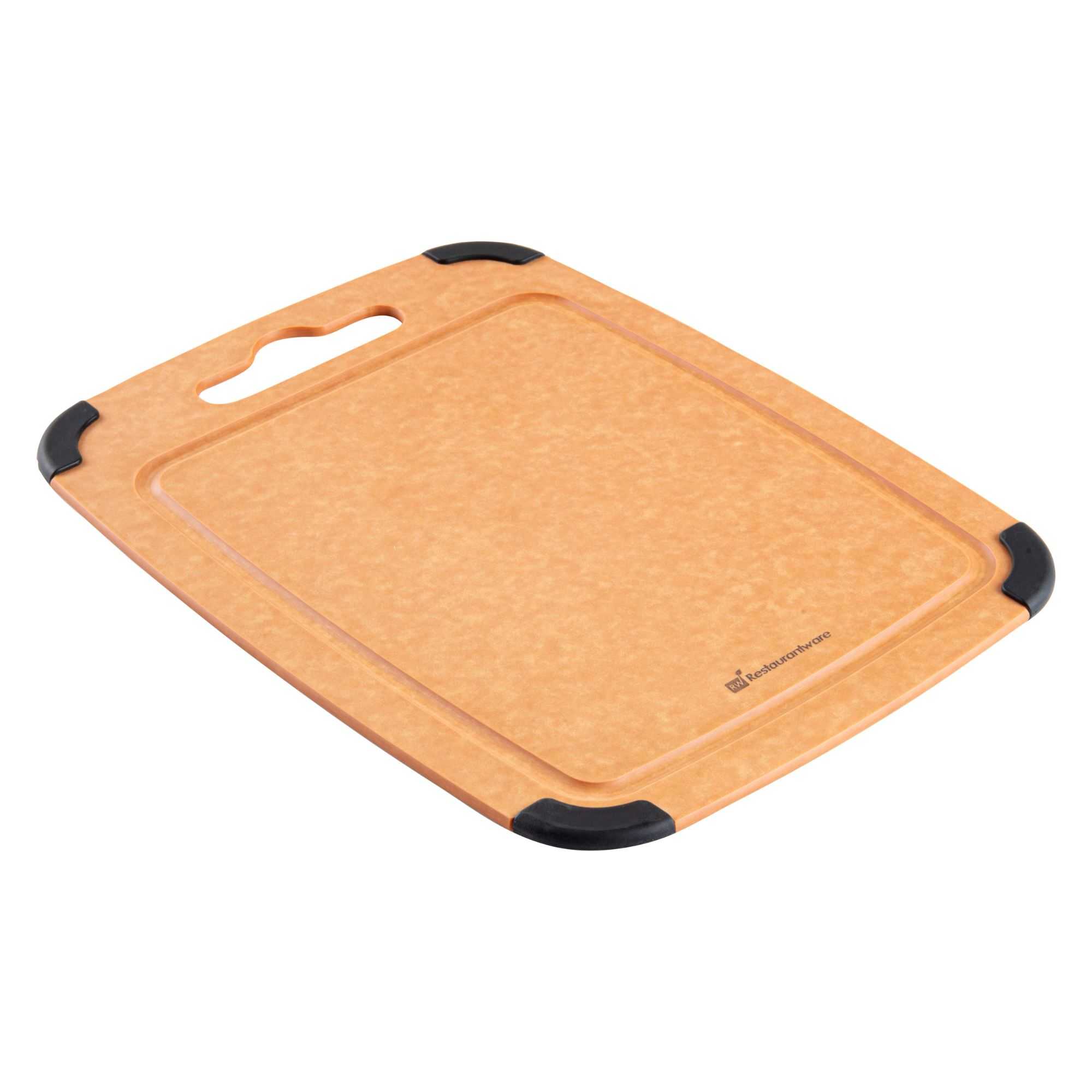Nature Tek Wood Cutting Board - with Juice Groove, Handle - 14 1/2" x 10 3/4" - 1 count box