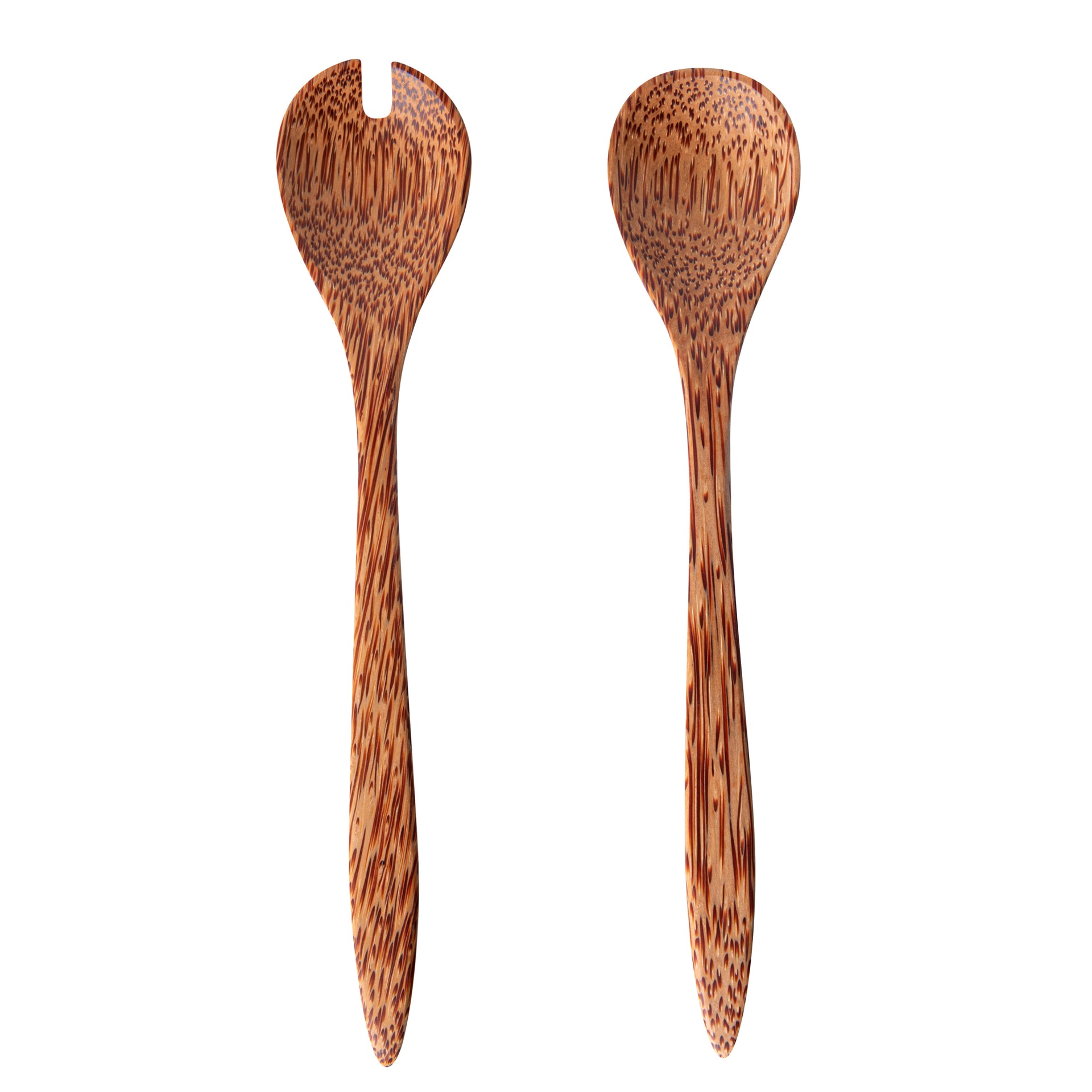 Coco Casa Natural Handmade Coconut Serving Utensil Set - 9 1/2" x 1 3/4" x 3 1/4" - 2 count box
