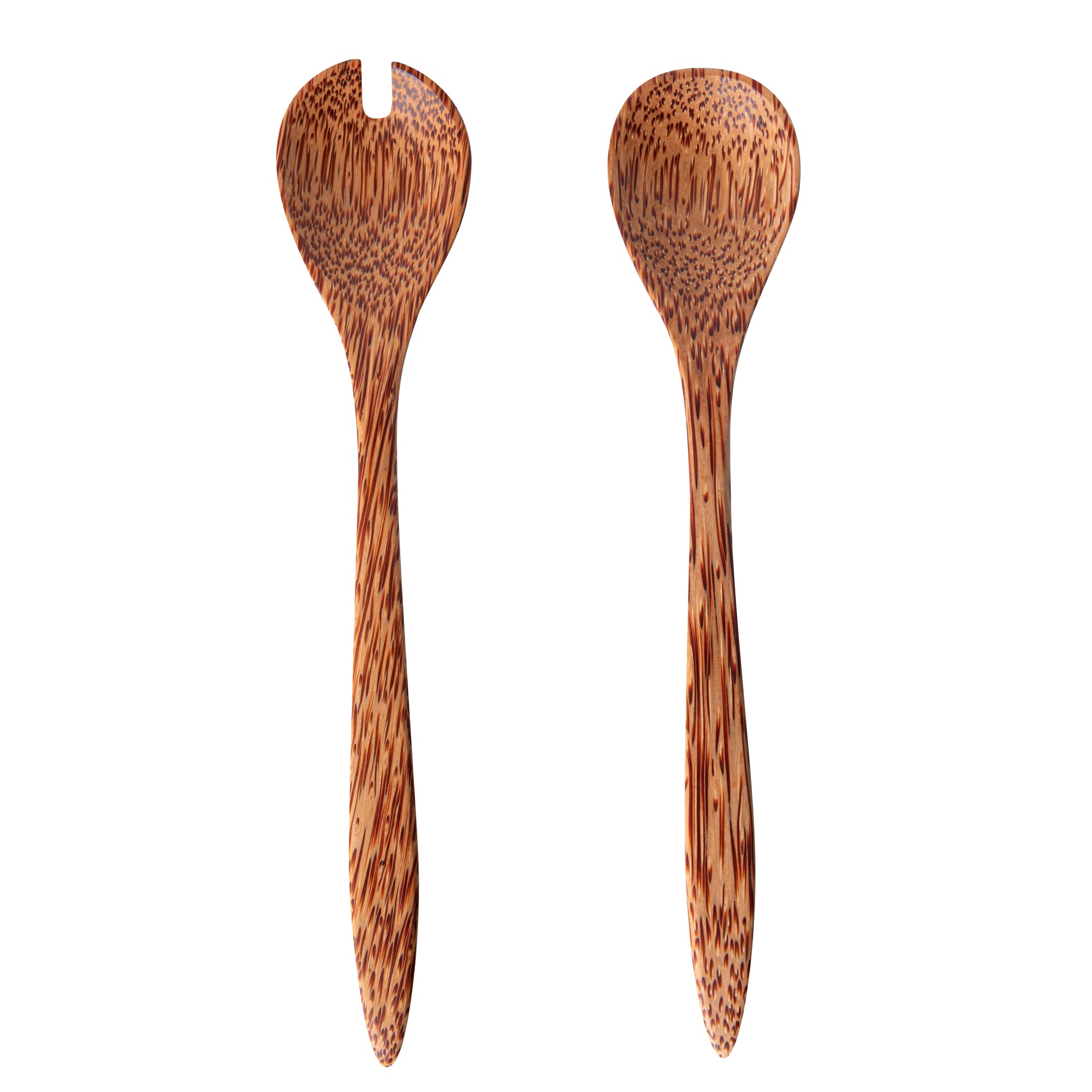 Coco Casa Natural Handmade Coconut Serving Utensil Set - 9 1/2" x 1 3/4" x 3 1/4" - 2 count box