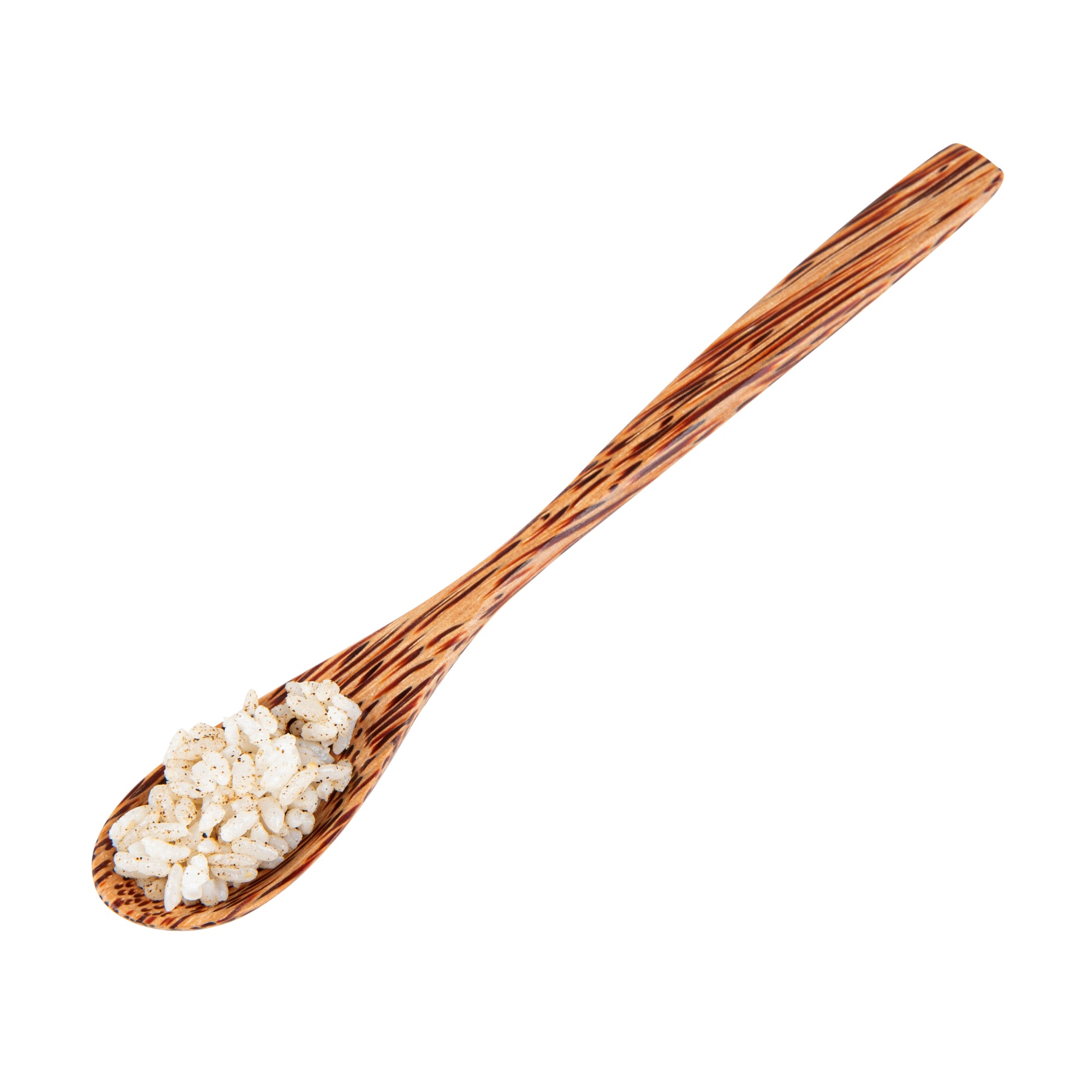 Coco Casa Natural Handmade Coconut Spoon - 7 3/4" x 1 1/4" x 3 1/4" - 4 count box