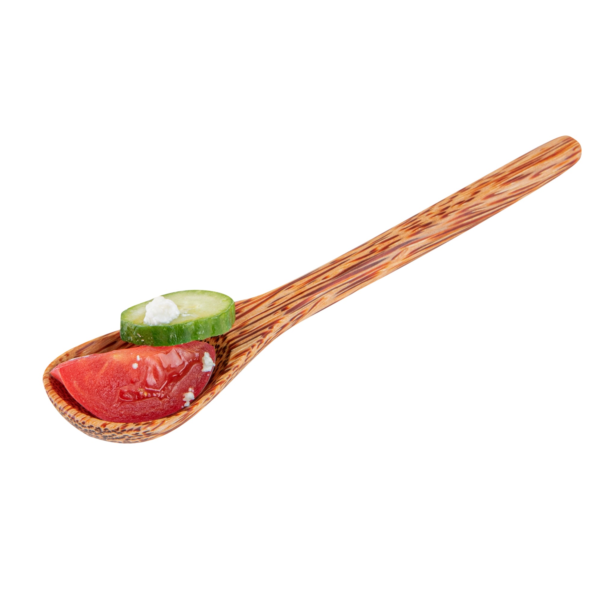 Coco Casa Natural Handmade Coconut Spoon - 5 1/2" x 1 1/4" - 4 count box