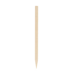 Pixy Round Natural Wood Pick - Extra-Thick, Compostable - 5